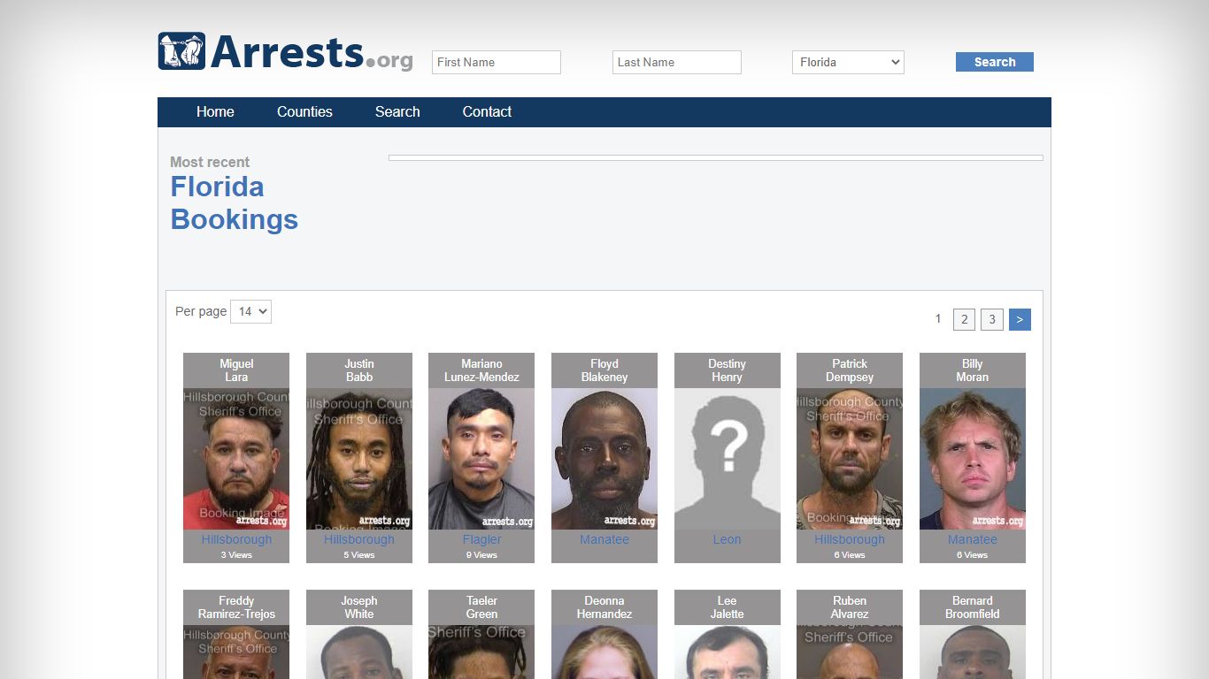 Search Florida Florida Jail Arrest Records